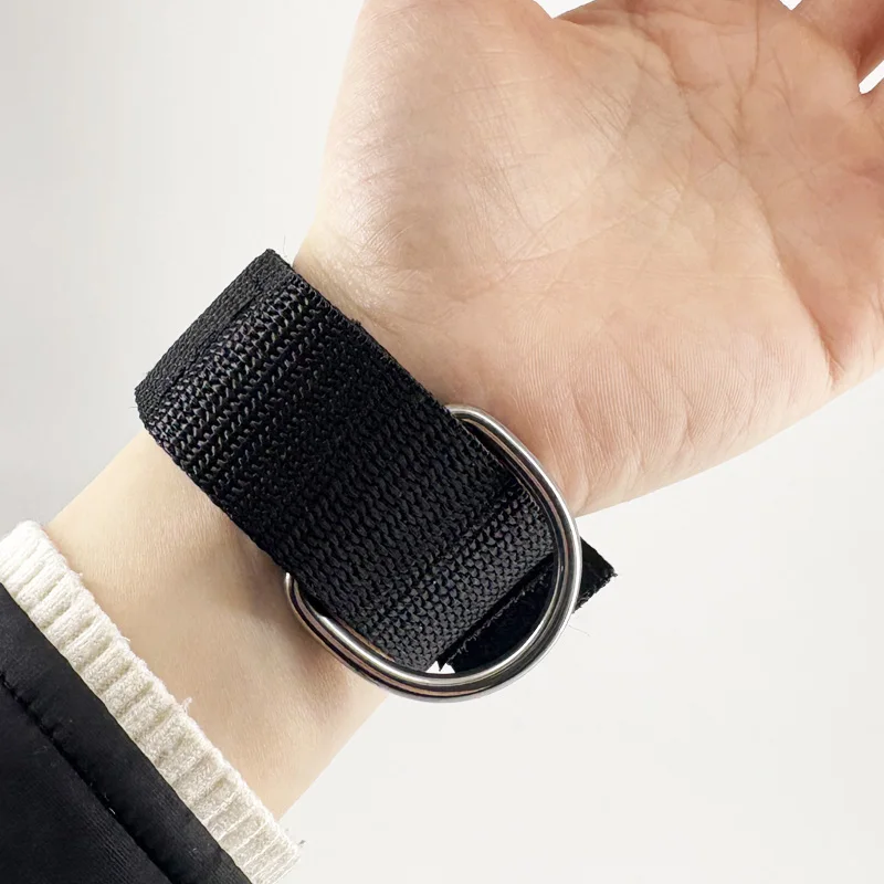 Adjustable Scuba Diving Wrist Strap with D-Ring - Freediving Webbing Holder Accessory