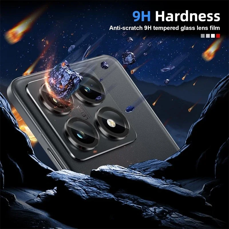 Aluminum Alloy Camera Protector Case with Metal Ring and Glass Lens Cover