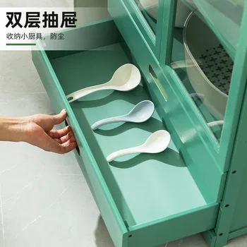 ตู้เก็บของในครัวแบบมินิมอล ตู้เก็บเครื่องปรุง ตู้ลิ้นชักเก็บของในห้อง 2