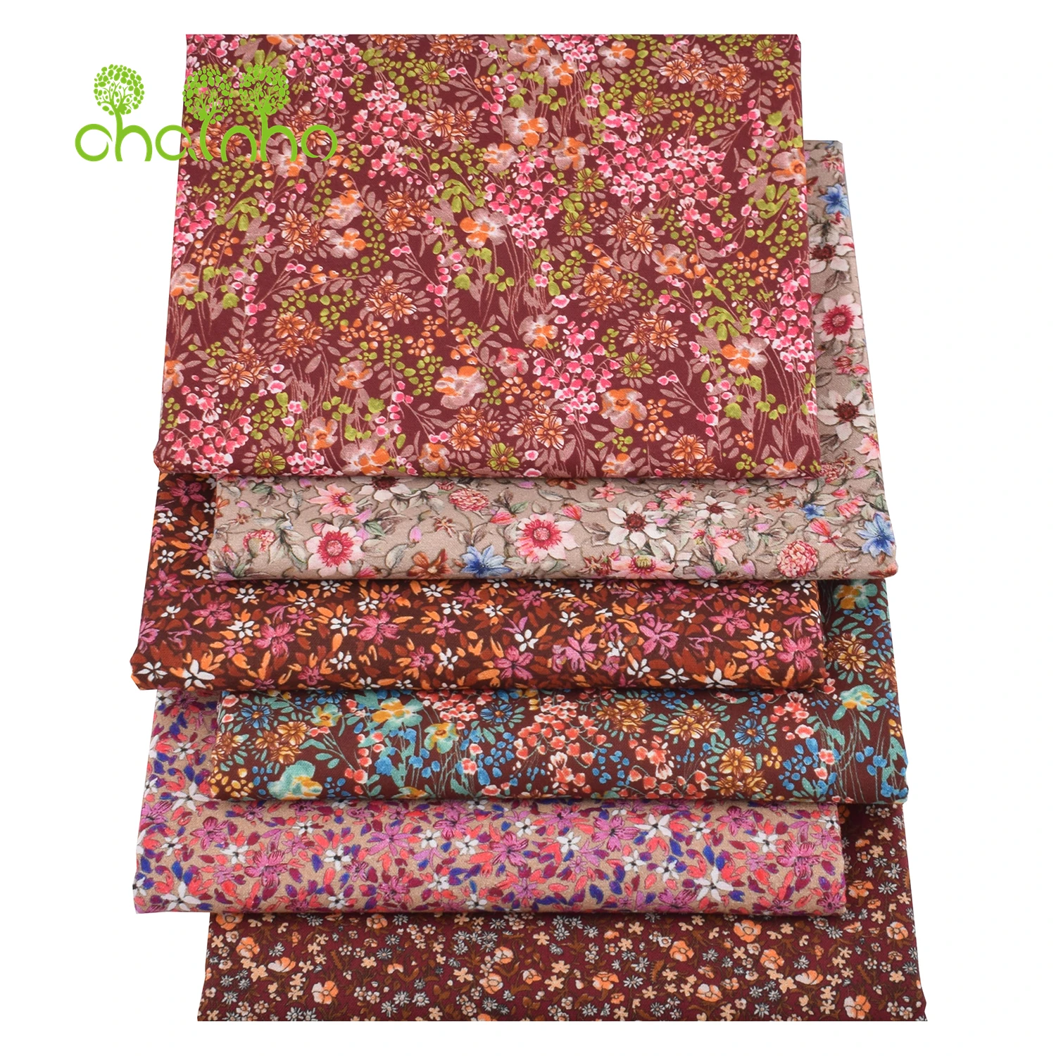 Chainho,Brushed Fabric,Cotton-Polyester,Reactive Dyeing,DIY Sewing Quilting Material For Cushion,Pillow,Sofa,Tablecloth,25MM10