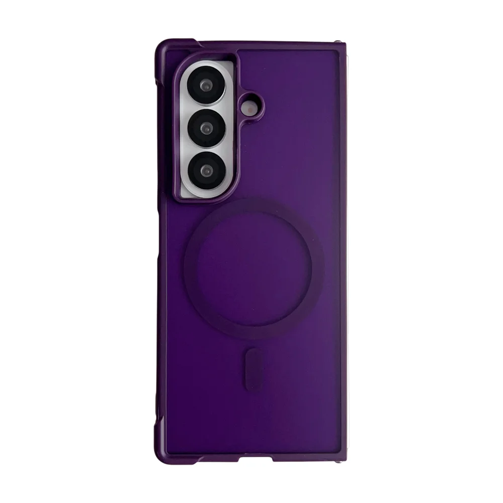For Magsafe Magnetic Matte Transparent Phone Case for Samsung Galaxy Z Fold 7 6 5 4 Fold7 Fold6 Airbag Bumper Shockproof Cover | Gaffar India