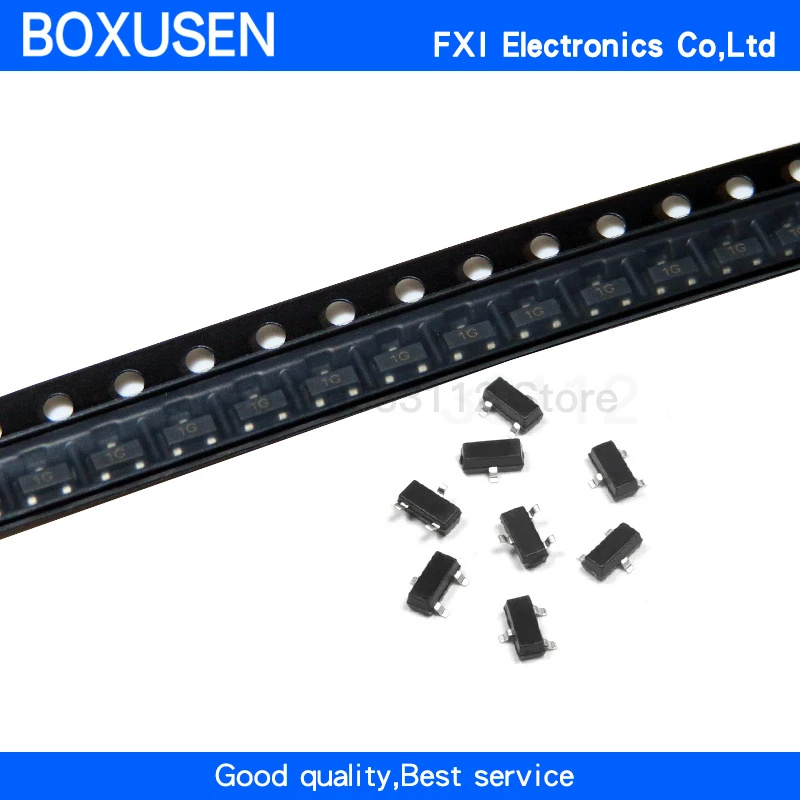 Новый оригинальный транзистор BC847C SOT23 BC847 SOT 847C SMD SOT-23 1G 3000 шт. | Электронные