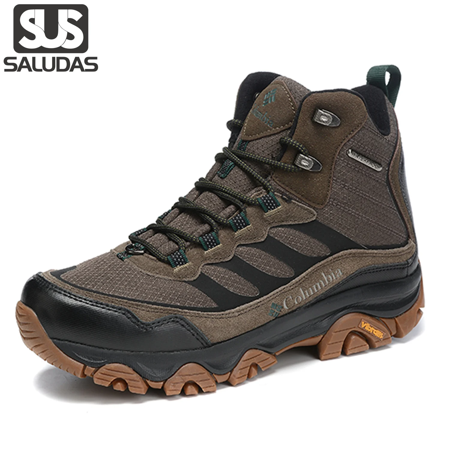 

SALUDAS Trekking Boots Men's Trail Tactical Boots Non-slip Wear-Resistant High-Top Outdoor Jungle Hunting Shoes Men Hiking Shoes