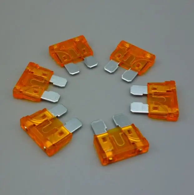 Car Fuses Kit Circuit Adapters and Fuse Set Glass Fuse Kit 20pcs Mixed Standard Blade For Car Auto Vehicle 2/3/5/7.5/10/15/20/25/30/35/40A