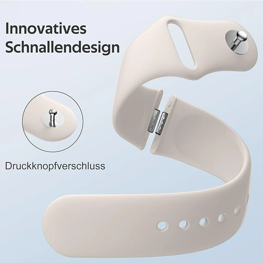 Sport Silicone Strap for Smartwatches - Durable & Comfortable Wristband Bracelet
