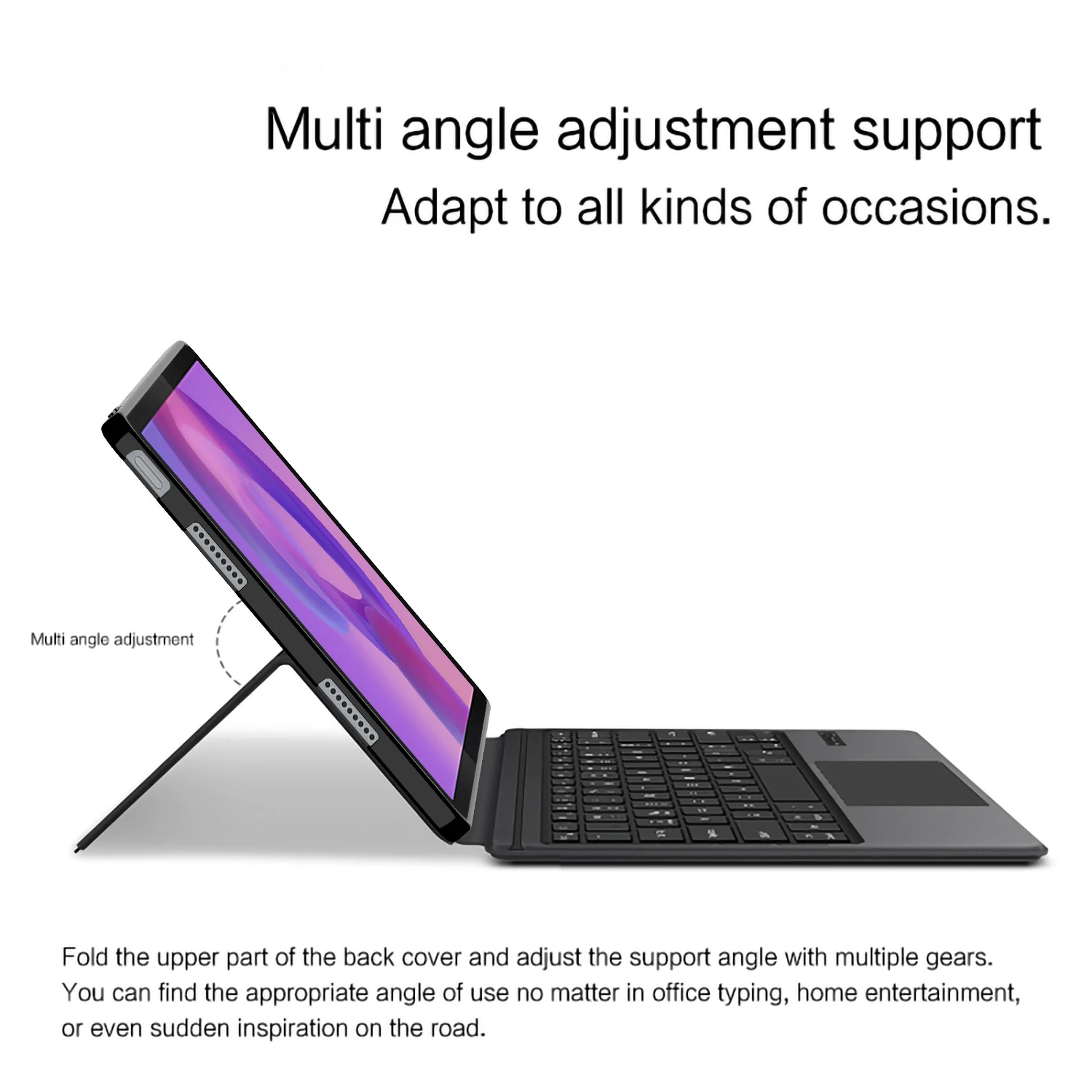 Enhanced Trackpad Keyboard Case with Protective Cover