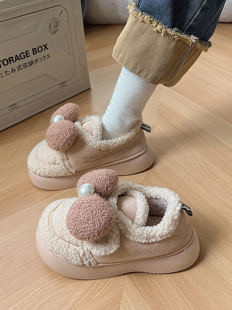 

Home Slippers Women's Slides Fashion Flock Med Shoes Winter Footwear Platform Massage Luxury Soft Flat Rome Basic Hook & Loop Ru