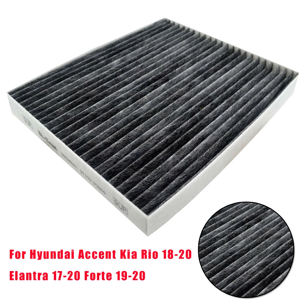 

Cabin Air Filter For Hyundai Accent Rio 18-20 Elantra 17-20 Forte 19-20 Car Accessories Replacement Parts