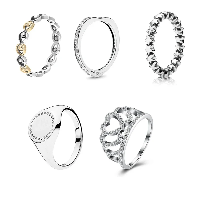 

Круглое обручальное кольцо с бантом, из стерлингового серебра S925 пробы, самый подходящий подарок девушке на день рождения, 2020