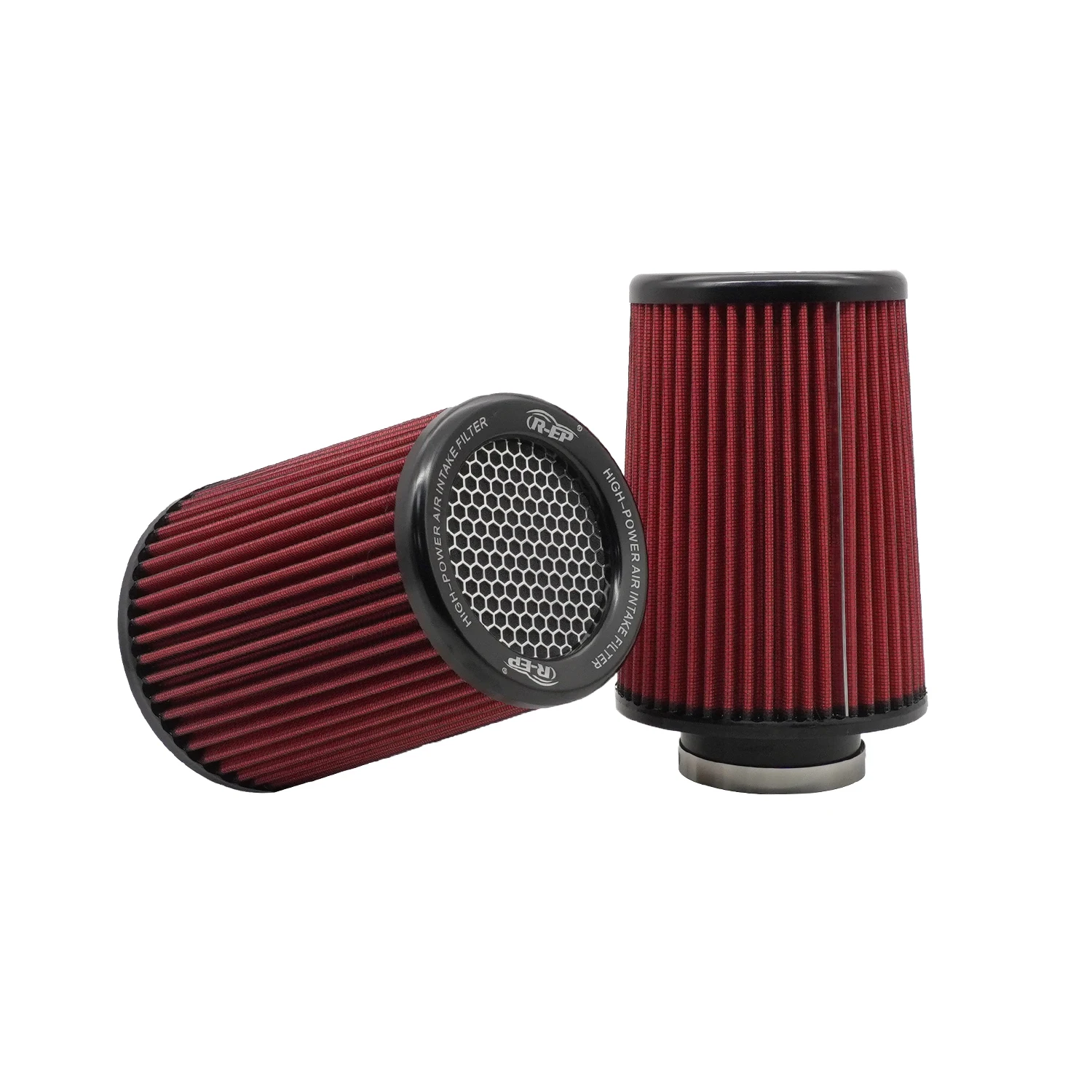 Air Filter Car 76MM 89MM Performance High Flow Air Filter Universal Cold Cone Air Intake Filters 3