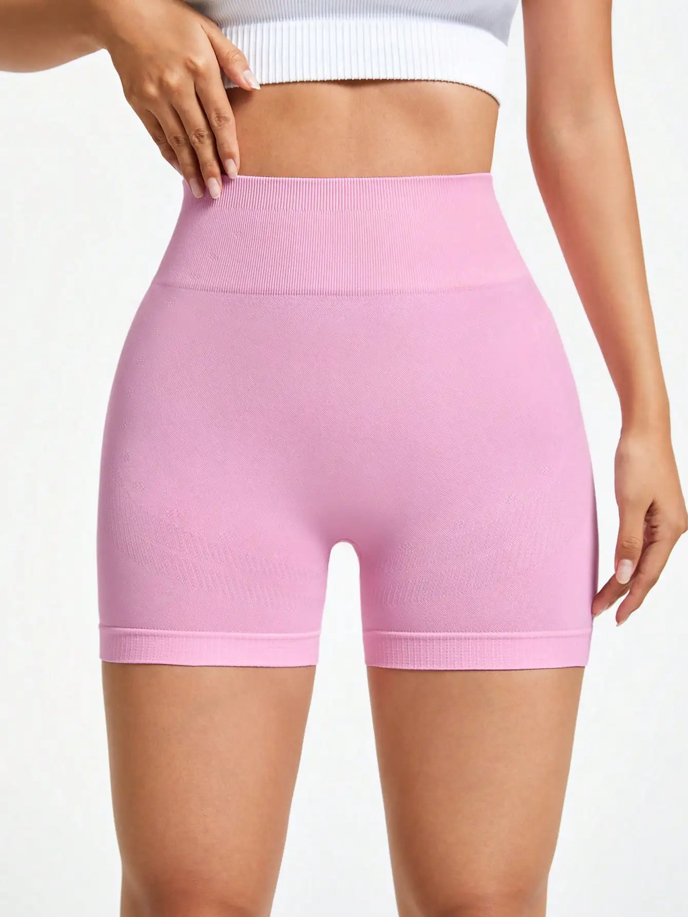Solid Color Sports Shorts 6