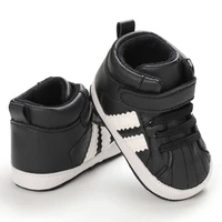 Black Fashion Casual Shoes Newborn Boys And Girls Non Slip First Walkers Infants Toddlers Comfortable Crib Shoes Kids Sneaker 4