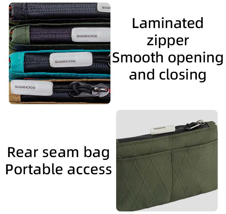 Mobile Phone Bag Lightweight Portable Hand Bag Hanging Buckle Wallet Commute Bag