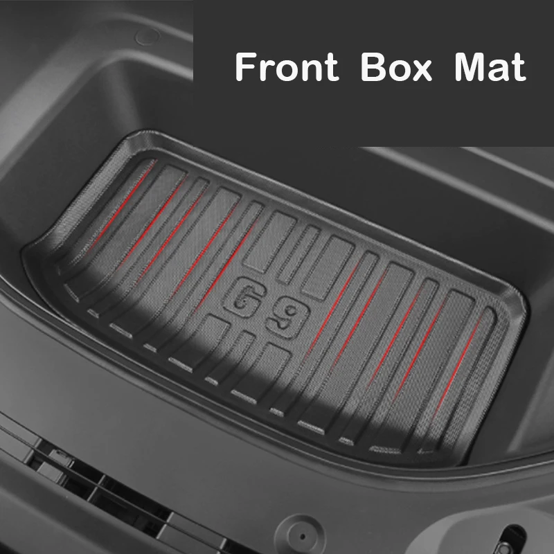 Car Trunk Mat for Xpeng G9 Storage Box Pad Boot Liner Tray Backrest Cushion Waterproof Non-slip Cargo Liner