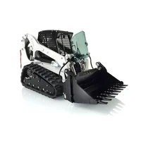Toys LESU 1/14 Hydraulic Aoue-LT5 RC Loader Metal Tracked Skid-Steer DIY Model Lights KIT Motor Servo ESC For Boys THZH1187 1