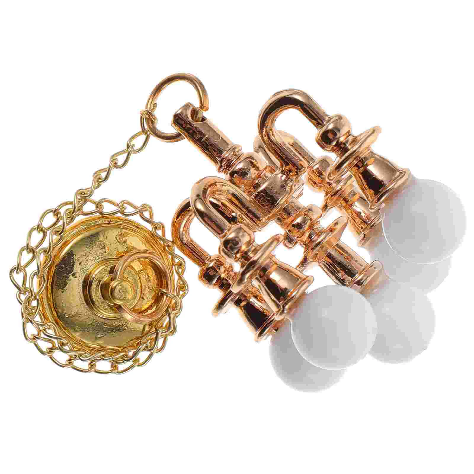 

Crystal Dollhouse Chandelier Decor Miniature Figurines for Crafts Plastic Accessories
