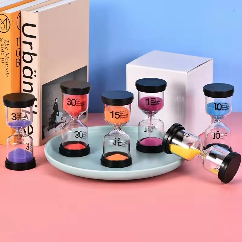 Sand Timer 1/3/5/10/15/30/60 Hourglass Minutes Sand Watch Sandglass Timer Watch Clock Gift Children Sand Timer Hour Home Decoration sand timer liquid hourglass timer colored hourglass