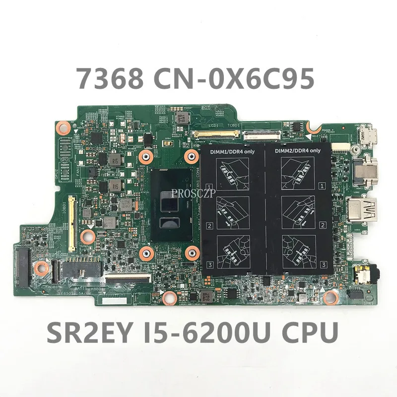 

Оригинальная материнская плата для ноутбука Dell Inspiron 13 7368 15 7569 с процессором SR2EY I5-6200U