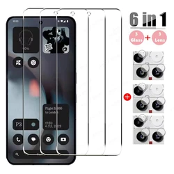 6 - in - 1 Tempered Glass Screen and Camera Lens Protector Set - Nothing Phone (3) (3Glass 3Lens)