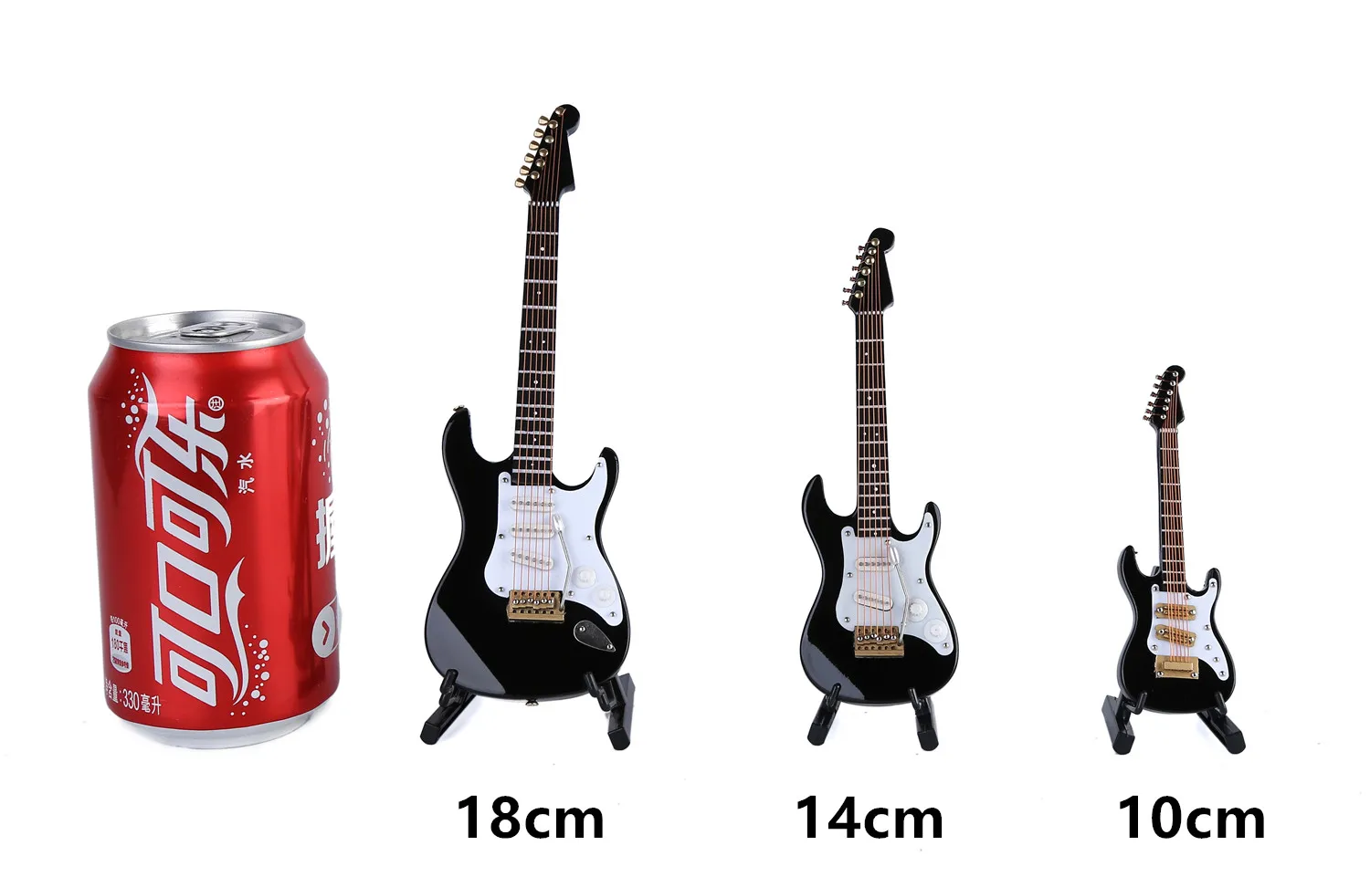 mini people figurines Mini Electric Guitar Model Miniature Decoration Musical Instruments with Case and Stand mini cow figurines