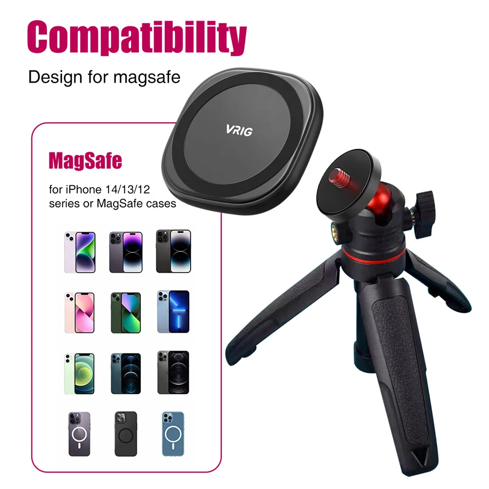 CloudValley Bastone Selfie Magnetico Mini con Treppiede 4 in 1, Cavalletto Smartphone Tascabile con Rotazione 360°, Maniglia Pieghevole e Telecomando Bluetooth per iPhone Android Vlog Foto Video