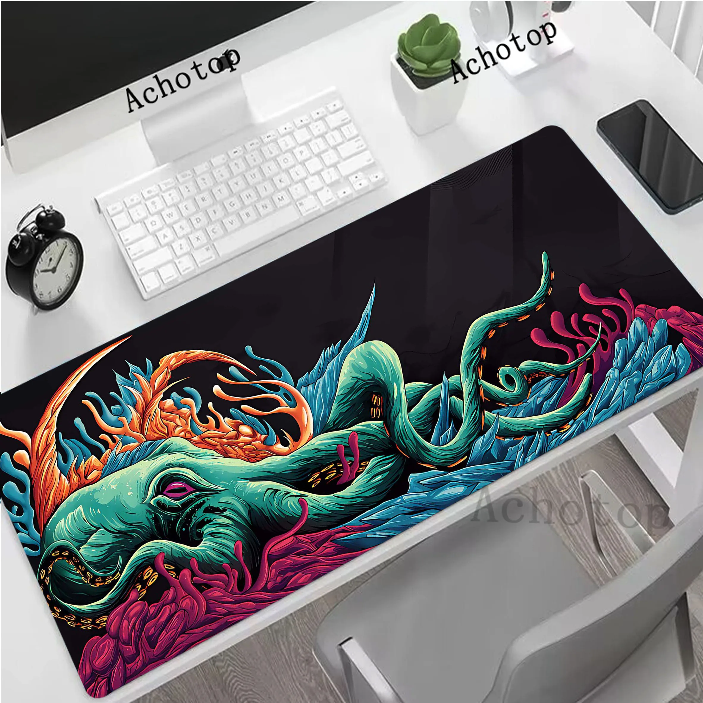 

Oni Mouse Pad Rubber Gaming Mousemat Large Desk Mat Pc Gamer Accessoires Mousepad Anti-slip Speed Locking Edge Keyboard Pads XXL