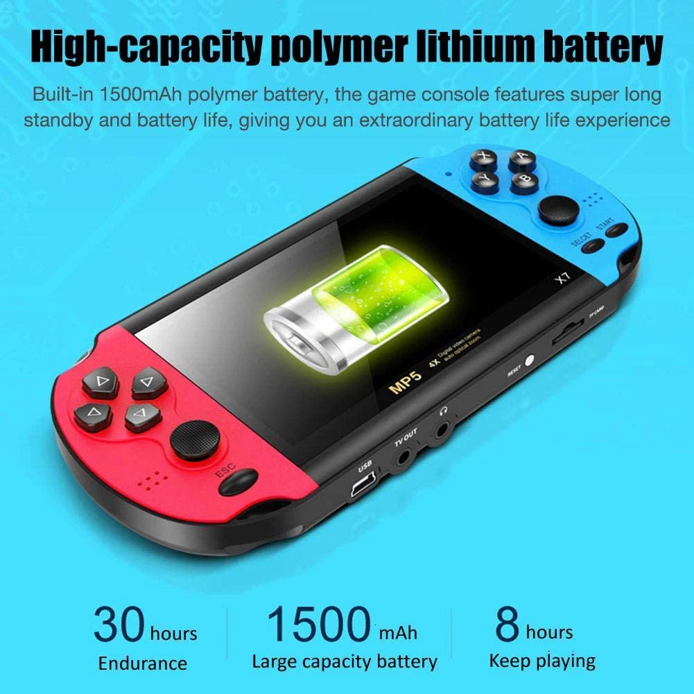 Gaming Portable Handheld Retro Video Game Console Player Portatil Mini Arcade Videogames for Hand Held Family Pocket Retrogaming - 3