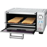 the Mini Smart , Electric Countertop Toaster Oven, Small Portable Oven, BOV450XL, Brushed Stainless Steel 1