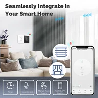 MOES Tuya ZigBee Smart Curtain Switch, 2.5D RF433 Arc Glass Touch, App Control, Works with Alexa & Google Home - Image 2