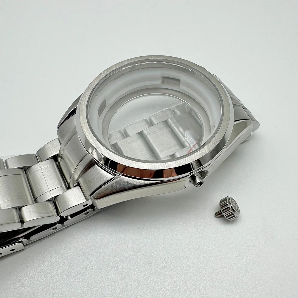Premium Mechanical Watch Case - 39.5mm with Dial Installation Accessories