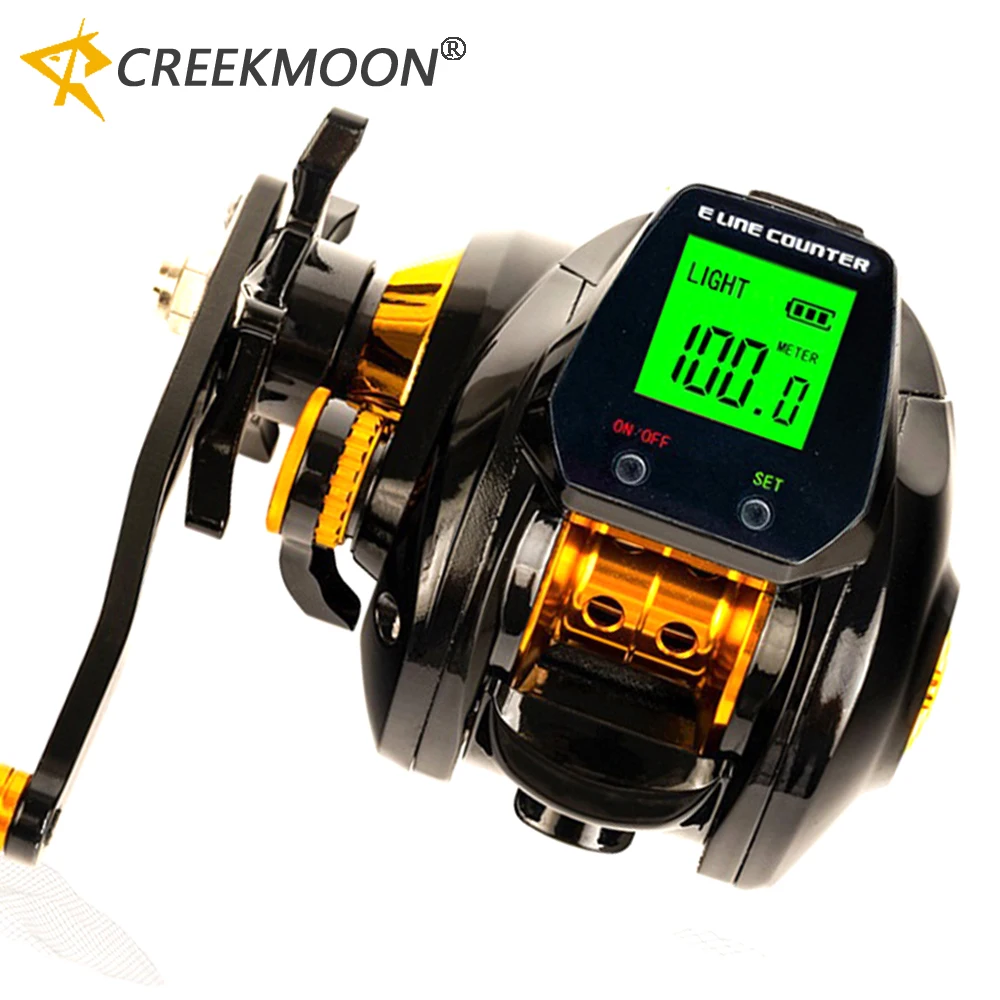 ElectronicBaitcastingFishingReelLargeScreenDisplayDigital