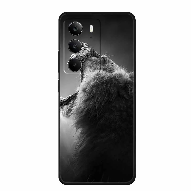Fashion Black Silicone Soft Phone Case - Protective Back Cover