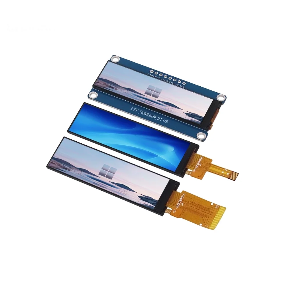 2.25 inch TFT LCD display screen LCD screen 76x284 long strip screen ST7789 driver serial port screen color screen