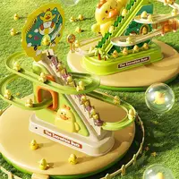 Ducks Climbing Toys Electric Duck Track Slide Toys LED Flashing Lights Music Button Toys Electric Climbing Stairs Toy Kids Gifts 1