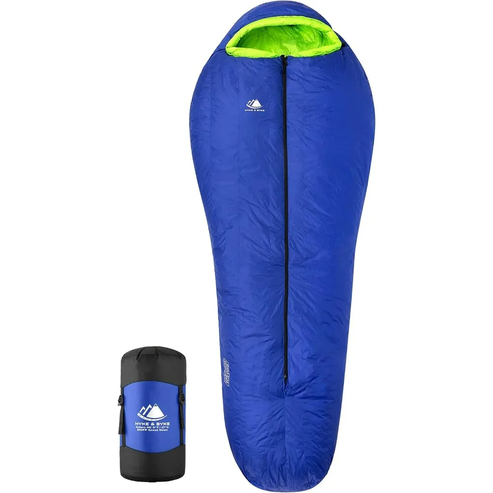 Antero 0 F Hiking & Camping Hammock Sleeping Bag-4 Season, 800FP Goose Down Sleeping Bag-Ultralight