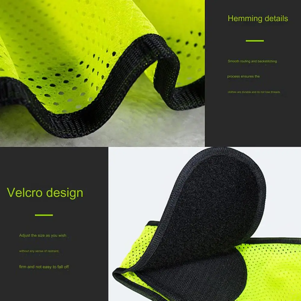Outdoor Night Riding Running Reflective Vest Safety Security Sports Vest Night Bicycle Cycling Riding Jogging Guiding Light,reflective safety vest