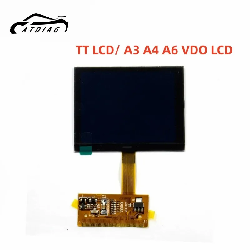 Car Screen for a6 c5 LCD Display A3 S3 S4 S6 VDO display for VDO LCD cluster digital dashboard pixel repair lcd display