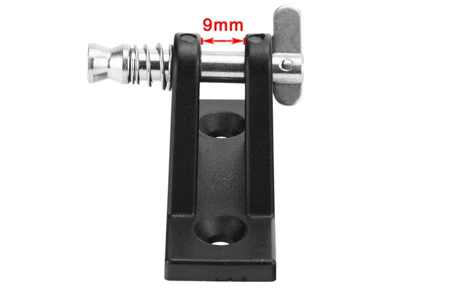 Description Picture 4 of itemNylon Deck Hinge Mount with Quick Release Pin Bracket Kayak Canoe Dinghy Bimini Top Fitting Boat Cover Bimini Sprayhood Canopy