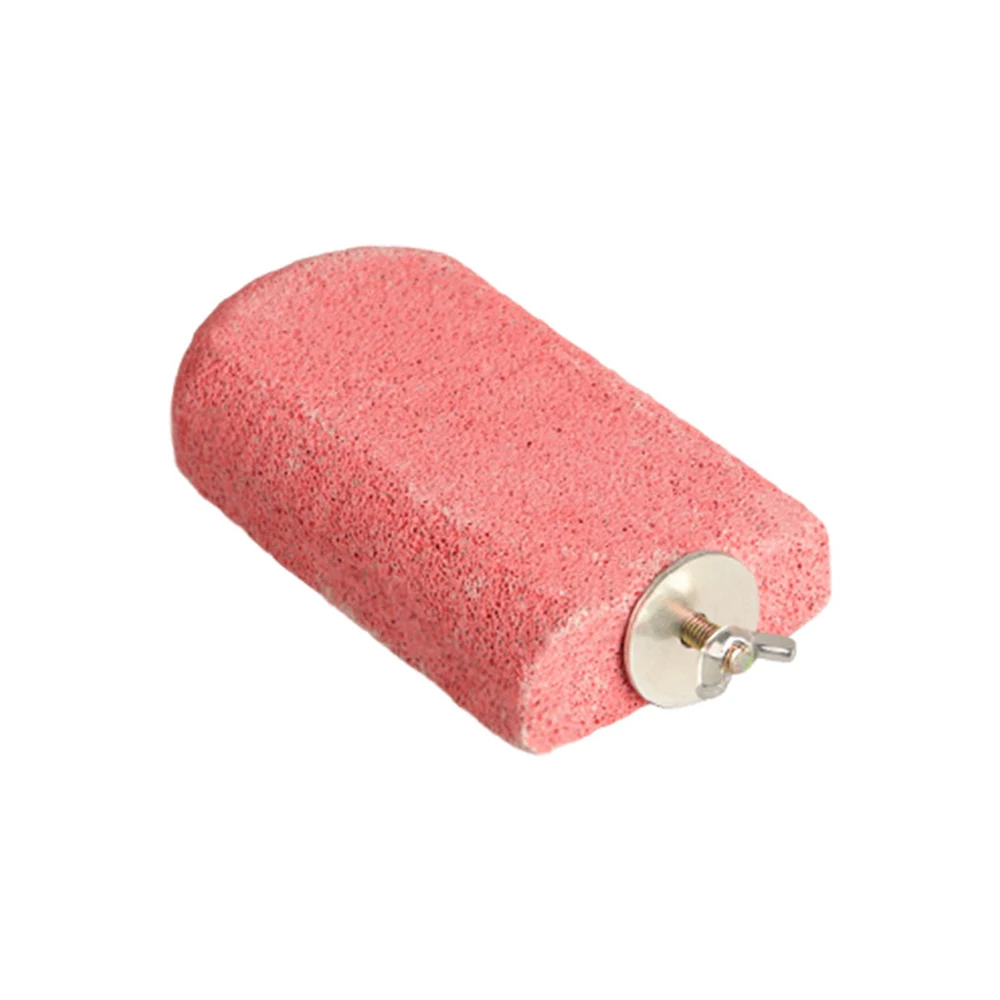 Bird Stand Toy Calcium Milk Molar Platform Board Parrot Jumping Platform Grinding Stone Chew Toy 1pc for Parrot Squirrel Hamster