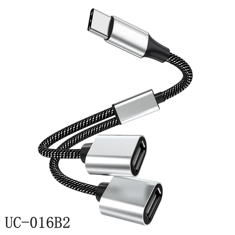 USB-C Y Splitter OTG Extension Cable and Power Adapter