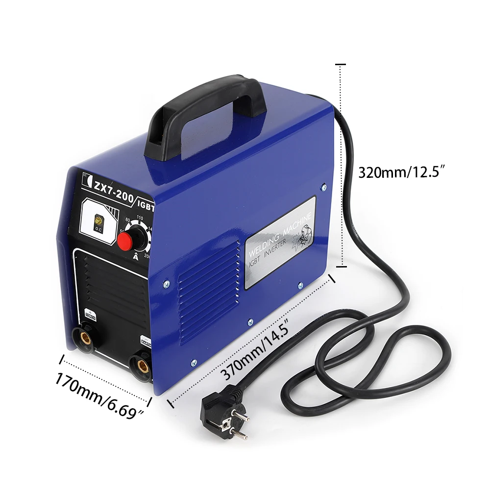 20-120A Elektroden-Schweißgerät Schweißgerät Inverter-Schweißgerät IP 21S Schweißgerät mit Schweißmaske – Detail 7