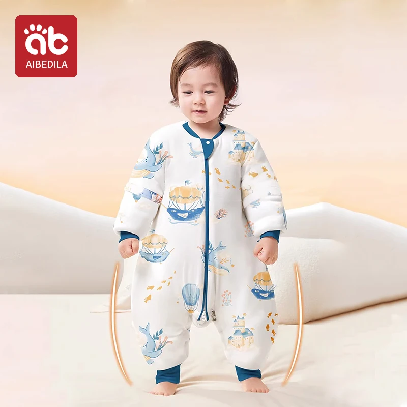 AIBEDILA Baby One-piece Pajamas For Boys Girls Thick Onesies