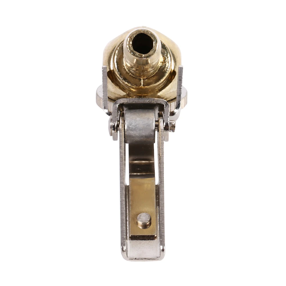 8x28mm Hose Barb Clip-On Ball Foot Air Chuck Open (Flow Through) Brass Stem Tire/Tyre Inflator Gauge Fitting Tire Repair Tools