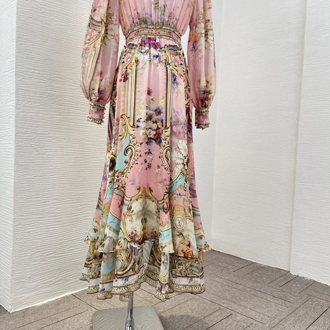 Рисунок 4 - Женское винтажное платье миди из чистого шелка