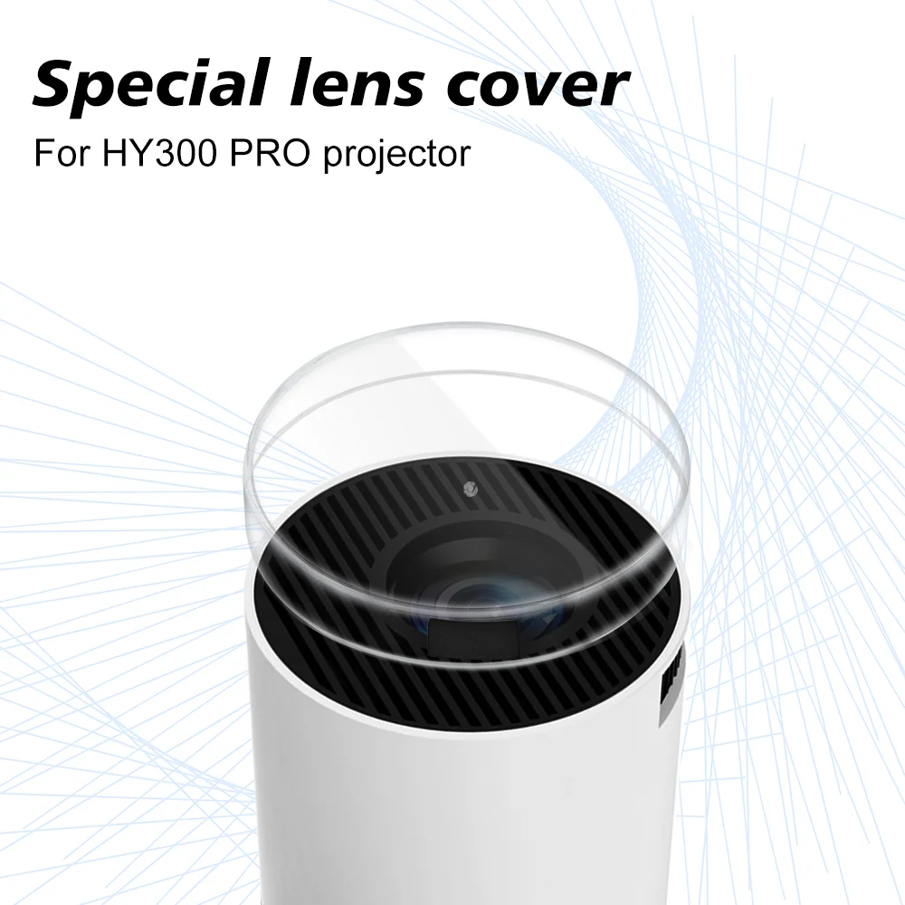 HY300Pro Projector Lens Protection Cover Fully Transparent Avoid dust Special For HY300pro Projector