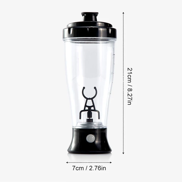 EIMELI Electric Mixing Cup Protein Automatic Shaker Bottle 450ml Portable  Vortex Mixer Cup Leakproof Sports Bottle USB Charge 