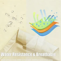 Large Rectangle Sun Shade Sail with Ropes Garden Canopy UV Block Shelter Outdoor Shade Cover For Patio Yard Pool 2