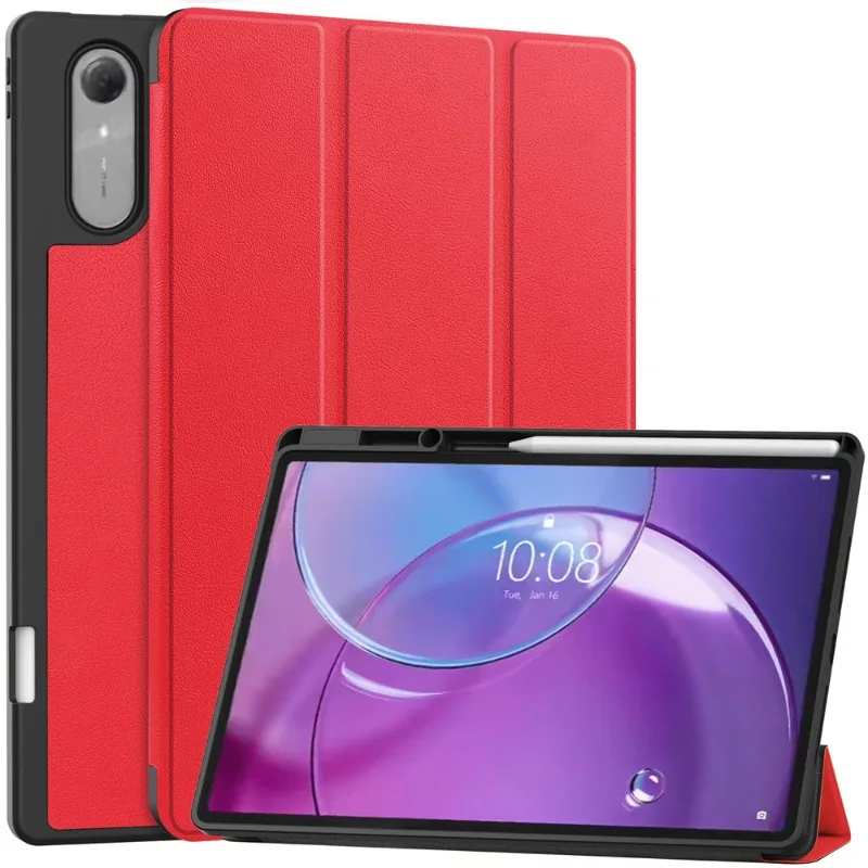 Magnetic Trifold Stand Case with Pen Slot