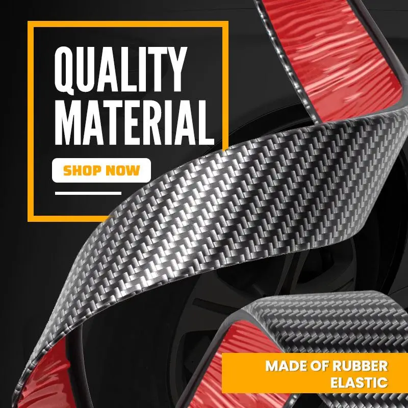 1.5mx3.8cm Fender Flares Car Anti-collision Mudguard Trim Wheel Arch Protection Moldings Universal Wheel Protection Sticke
