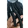 2pcs Large 20MM hair beads ponytail accessorie for kids 7inch  box braid elastic hair extension synthetic with big bubbles balls 5